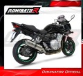 scarico silenziatore DOMINATOR omologato ovale adatto alla moto GSF 1250 BANDIT 2007 - 2016 3