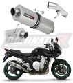 scarico silenziatore DOMINATOR omologato ovale adatto alla moto GSF 1250 BANDIT 2007 - 2016 6