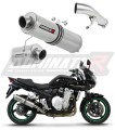 exhaust muffler DOMINATOR homologated road legal ROUND fits to GSF 650 BANDIT 2007  2016