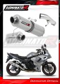 scarico silenziatore DOMINATOR omologato rotondo adatto alla moto Suzuki GSX 1250 FA 2010 - 2016 2