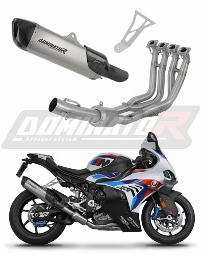 impianto di scarico completo con silenziatore DOMINATOR Full System titanio HP6 adatto alla moto BMW M1000RR 2025 - 2026