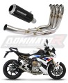impianto di scarico completo con silenziatore DOMINATOR Full System GP nero adatto alla moto BMW M1000R 2022 - 2026