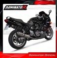 exhaust muffler DOMINATOR homologated road legal ROUND fits to Suzuki GSXF 600 1998  2006 4