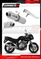 scarico silenziatore DOMINATOR omologato rotondo adatto alla moto GSF 600 BANDIT 1995 - 1999 2