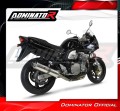 scarico silenziatore DOMINATOR omologato rotondo adatto alla moto GSF 600 BANDIT 1995 - 1999 4