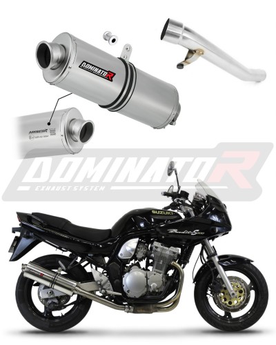 scarico silenziatore DOMINATOR omologato OVAL adatto alla moto GSF 600 BANDIT 1995 - 1999 6