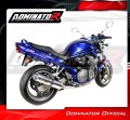 scarico silenziatore DOMINATOR omologato rotondo adatto alla moto GSF 1200 BANDIT 2001 - 2005 4