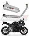 impianto di scarico completo con silenziatore DOMINATOR Full System OV G2 adatto alla moto Yamaha YZF R125 2019 - 2020