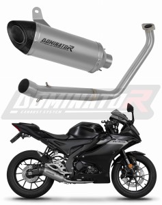 Yamaha YZF R125 2019 - 2020 Impianto di scarico Collettori Marmitta Silenziatore Titanio HP8 + dB killer