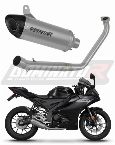complete exhaust system with muffler DOMINATOR Full System titanium HP8 fits to Yamaha YZF R125 2019  2020