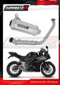 impianto di scarico completo con silenziatore DOMINATOR Full System OV G2 adatto alla moto Yamaha YZF R125 2019 - 2020 2