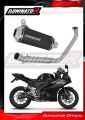 impianto di scarico completo con silenziatore DOMINATOR Full System OV G2 nero adatto alla moto Yamaha YZF R125 2019 - 2020 2