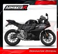 impianto di scarico completo con silenziatore DOMINATOR Full System titanio HP8 adatto alla moto Yamaha YZF R125 2019 - 2020 5