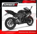 complete exhaust system with muffler DOMINATOR Full System HP8 BLACK fits to Yamaha YZF R125 2019  2020 4