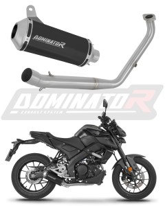 Yamaha MT 125 2021 - 2024 Impianto di scarico Collettori Marmitta Silenziatore OV G2 NERO + dB killer