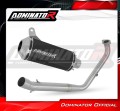 impianto di scarico completo con silenziatore DOMINATOR Full System OV G2 nero adatto alla moto Yamaha MT 125 2021 - 2024 3