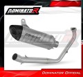 impianto di scarico completo con silenziatore DOMINATOR Full System titanio HP8 adatto alla moto Yamaha MT 125 2021 - 2024 3
