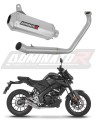 impianto di scarico completo con silenziatore DOMINATOR Full System OV G2 adatto alla moto Yamaha MT 125 2020