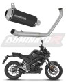 impianto di scarico completo con silenziatore DOMINATOR Full System OV G2 nero adatto alla moto Yamaha MT 125 2020