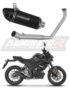 Yamaha MT 125 2020 Impianto di scarico Collettori Marmitta Silenziatore HP8 NERO + dB killer