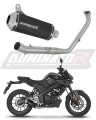 impianto di scarico completo con silenziatore DOMINATOR Full System OV G2 nero adatto alla moto Yamaha MT 125 2024 - 2026