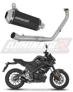 Yamaha MT 125 2024 - 2026 (Euro 5+) Impianto di scarico Collettori Marmitta Silenziatore OV G2 NERO + dB killer