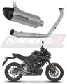 impianto di scarico completo con silenziatore DOMINATOR Full System titanio HP8 adatto alla moto Yamaha MT 125 2024 - 2026