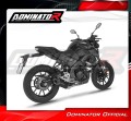 impianto di scarico completo con silenziatore DOMINATOR Full System HP8 nero adatto alla moto Yamaha MT 125 2024 - 2026 4