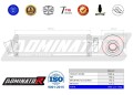 scarico silenziatore DOMINATOR omologato rotondo adatto alla moto GSX 750 INAZUMA 1998 - 2003 5