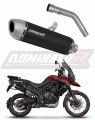 scarico silenziatore DOMINATOR S6 nero adatto alla moto Triumph Tiger 800 XCA 2018 - 2020