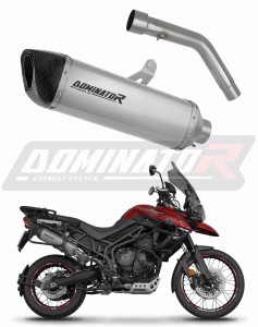 Triumph Tiger 800 XCA 2018 - 2020 Terminale di Scarico Marmitta Silenziatore Titanio HP6 + dB killer