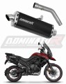 scarico silenziatore DOMINATOR P7 nero adatto alla moto Triumph Tiger 800 XCA 2018 - 2020