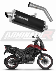 Triumph Tiger 800 XCA 2018 - 2020 Terminale di Scarico Marmitta Silenziatore P7 NERO + dB killer
