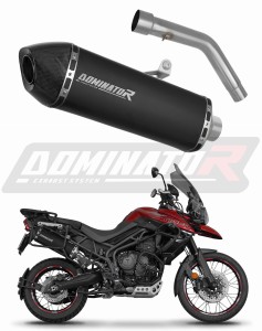 Triumph Tiger 800 XCA 2018 - 2020 Terminale di Scarico Marmitta Silenziatore HP7 NERO + dB killer