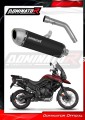 scarico silenziatore DOMINATOR S6 nero adatto alla moto Triumph Tiger 800 XCA 2018 - 2020 2