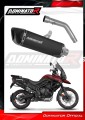 scarico silenziatore DOMINATOR HP6 nero adatto alla moto Triumph Tiger 800 XCA 2018 - 2020 2