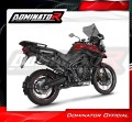 exhaust muffler DOMINATOR HP6 BLACK fits to Triumph Tiger 800 XCA 2018  2020 4