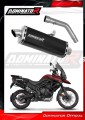 scarico silenziatore DOMINATOR P7 nero adatto alla moto Triumph Tiger 800 XCA 2018 - 2020 2