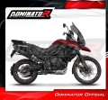 exhaust muffler DOMINATOR HP7 BLACK fits to Triumph Tiger 800 XCA 2018  2020 5