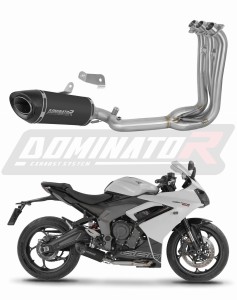 Triumph Daytona 660 2024 - 2026 Impianto di scarico Collettori Marmitta Silenziatore HP8 NERO + dB killer