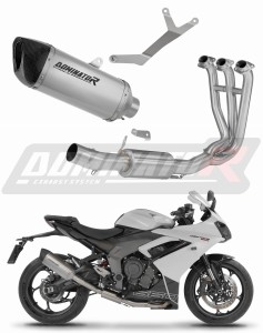 Triumph Daytona 660 2024 - 2026 Impianto di scarico Collettori Marmitta Silenziatore Titanio HP6 + dB killer