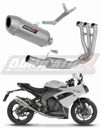 exhaust muffler DOMINATOR S6 fits to Triumph Daytona 660 2024  2026