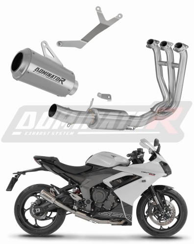 scarico silenziatore DOMINATOR GPS adatto alla moto Triumph Daytona 660 2024 - 2026
