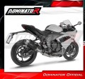 scarico silenziatore DOMINATOR S6 nero adatto alla moto Triumph Daytona 660 2024 - 2026 4