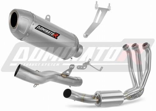 kompletny układ wydechowy z tłumikiem DOMINATOR Full System S6 pasujący do motocykla CF MOTO 675 NK 2024 - 2026