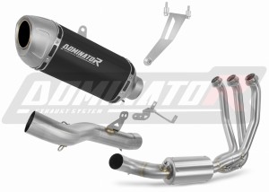 CF MOTO 675 NK 2024 - 2026 Impianto di scarico Collettori Marmitta Silenziatore S6 NERO + dB killer