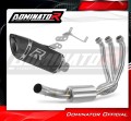 impianto di scarico completo con silenziatore DOMINATOR Full System HP8 nero adatto alla moto CF MOTO 675 NK 2024 - 2026 2