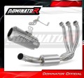 impianto di scarico completo con silenziatore DOMINATOR Full System GPS adatto alla moto CF MOTO 675 NK 2024 - 2026 2