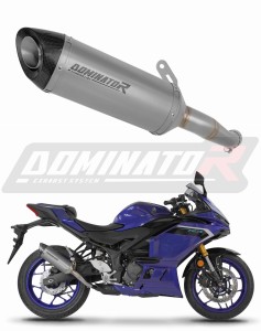 Yamaha YZF-R3 2025 - 2026 Terminale di Scarico Marmitta Silenziatore Titanio HP8 + dB killer