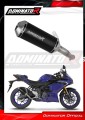 scarico silenziatore DOMINATOR OV G2 nero adatto alla moto Yamaha YZF-R3 2025 - 2026 2